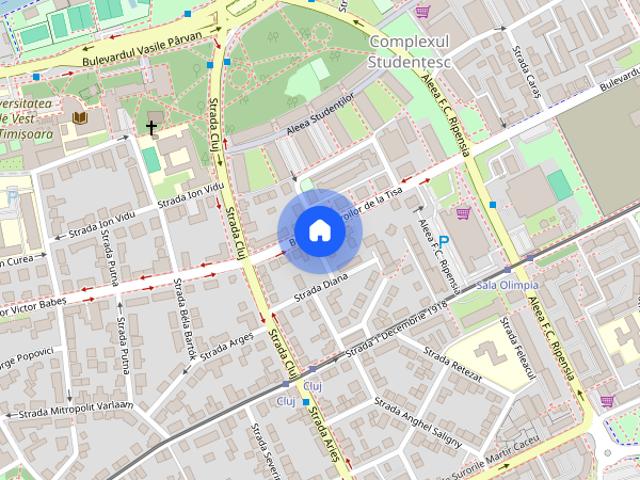 Apartament închirieri în Complex Studențesc, Timișoara