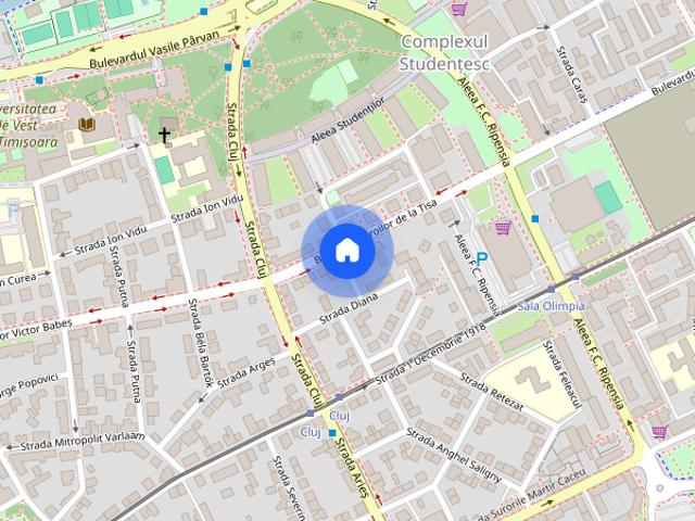 Apartament închirieri în Complex Studențesc, Timișoara