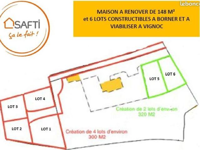 Maison vente à Vignoc