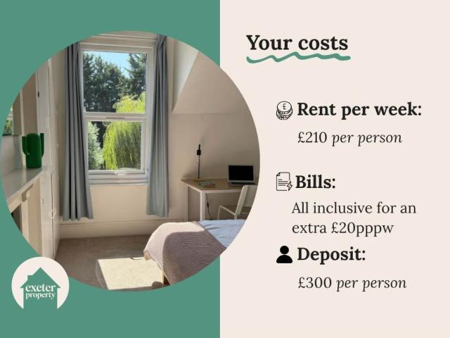 Apartment for rent in Stoke Hill, Exeter