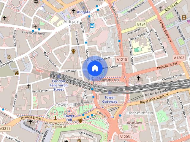 Apartment for rent in Aldgate, Lyons