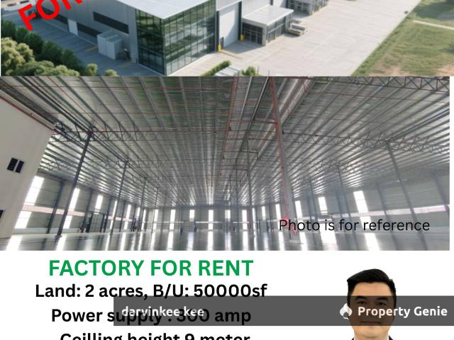 Warehouse for rent in Perak, Tanjong Malim