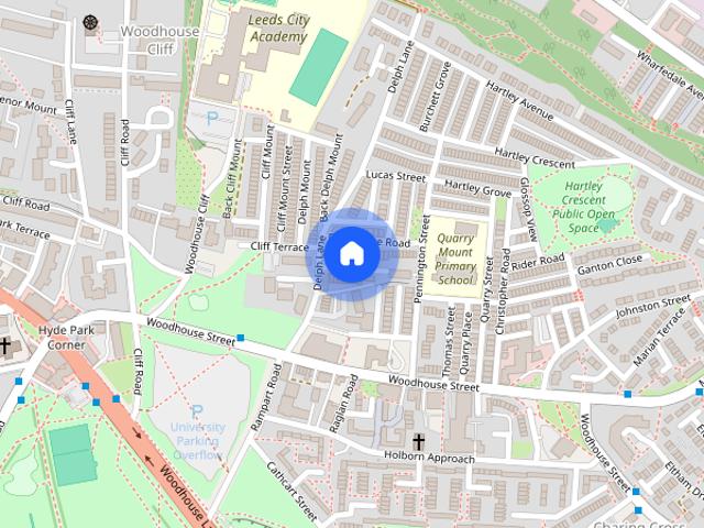 Apartment for rent in Woodhouse, West Yorkshire