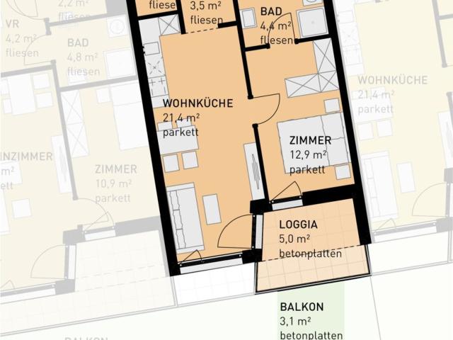 Wohnung kaufen in Seestadt, Wien
