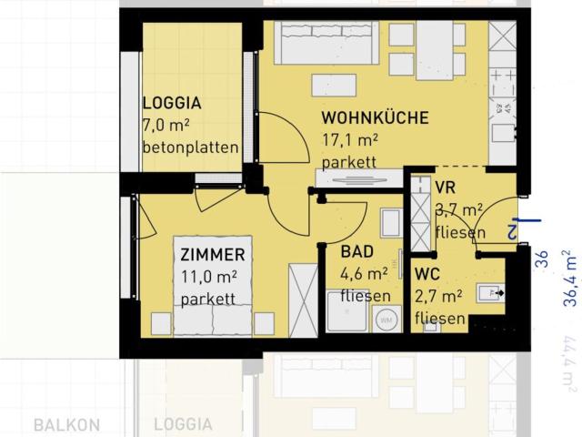 Wohnung kaufen in Seestadt, Wien