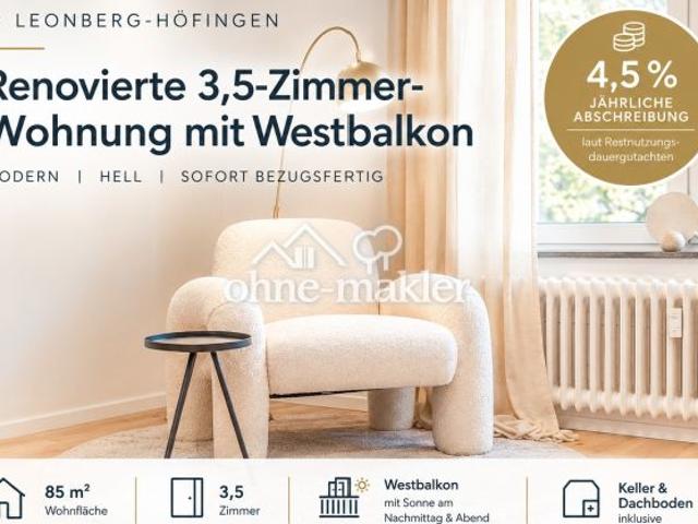 Wohnung kaufen in Leonberg, Landkreis Böblingen