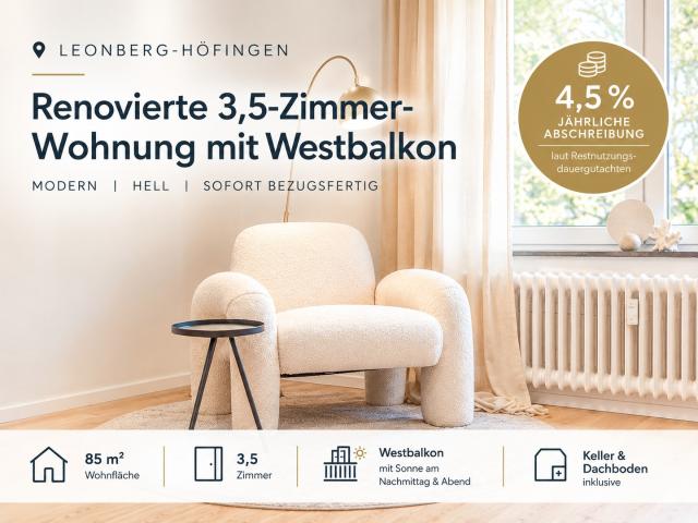 Wohnung kaufen in Ezach, Leonberg
