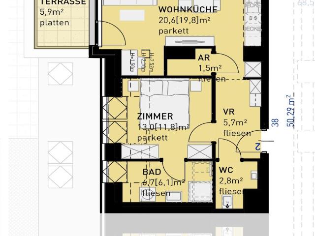 Etagenwohnung kaufen in Wien, Favoriten
