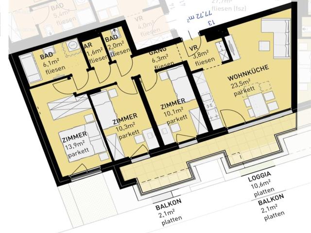 Etagenwohnung kaufen in Wien, Favoriten Etagenwohnung kaufen in Wien, Favoriten