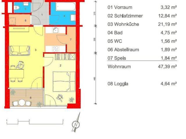 Apartment mieten in Geidorf, Gersdorf-Feistritz