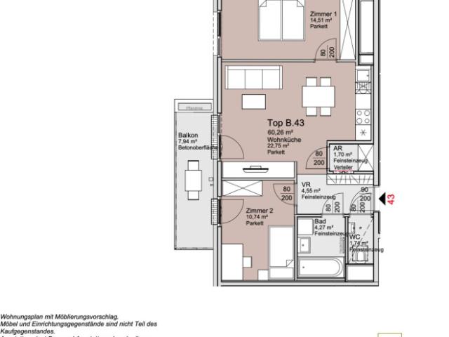 Dachgeschosswohnung kaufen in Floridsdorf, Wien
