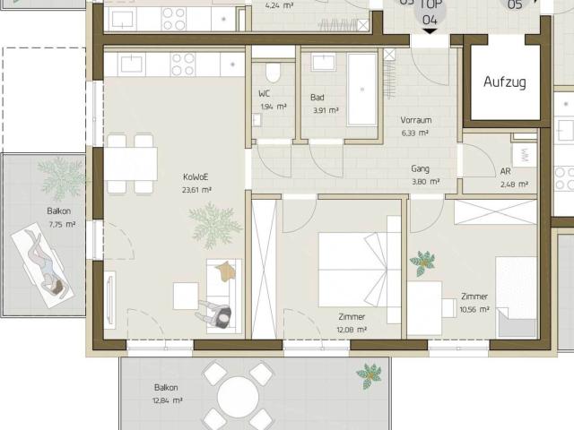 Wohnung kaufen in Gersdorf-Feistritz, Steiermark