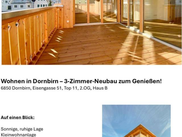 Apartment mieten in Dornbirn, Vorarlberg