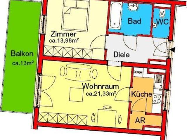 Apartment mieten in Gries, Gersdorf-Feistritz
