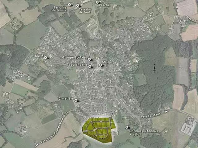 Terrain vente à Le Mans, Pruillé-le-chétif