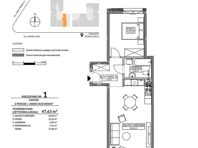 Mieszkanie na sprzedaż w Osielsko, Kujawsko-pomorskie
