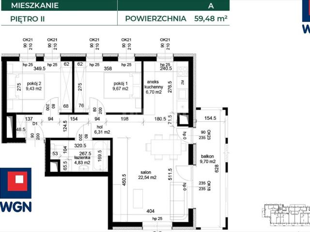 Mieszkanie na sprzedaż w Łęczna, Lubelskie