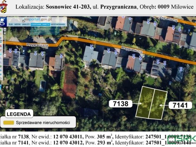 Grunt na sprzedaż w Sosnowiec, Śląskie