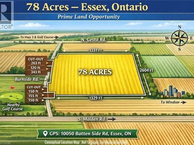Farm for sale in Essex, Ontario