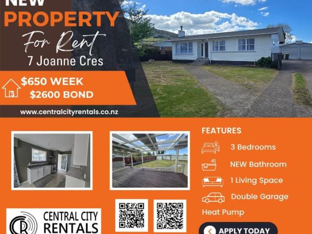 Apartment for rent in Pukehangi, Rotorua