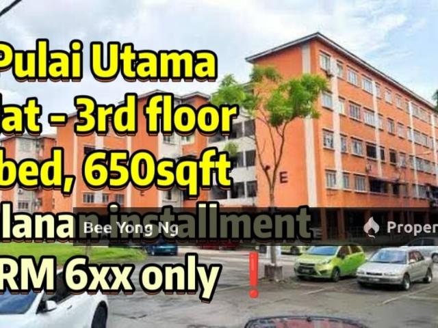 Flat for sale in Skudai, Johor