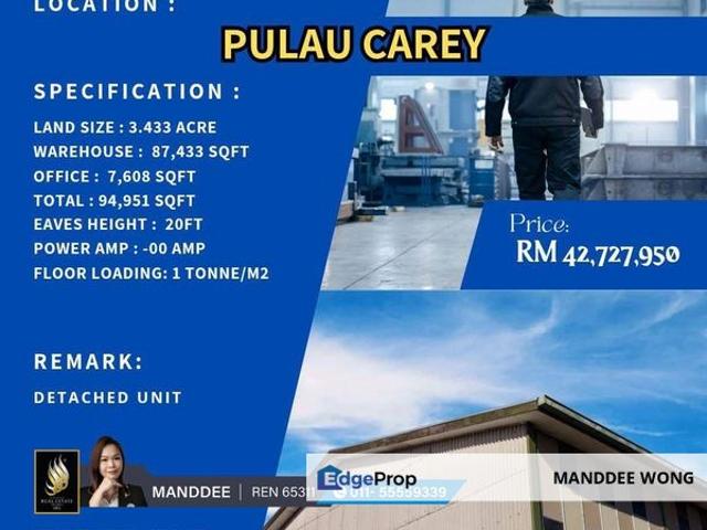 Warehouse for sale in Selangor