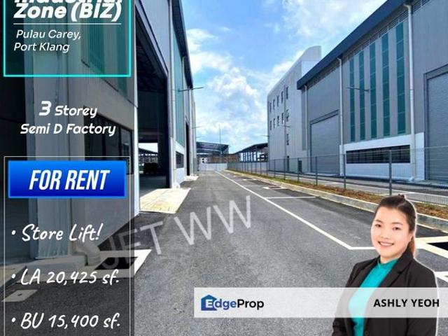 Warehouse for rent in Selangor