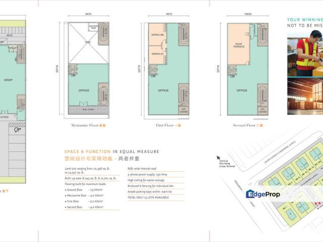 Warehouse for sale in Port Klang, Selangor