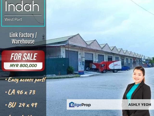 Warehouse for sale in Port Klang, Selangor