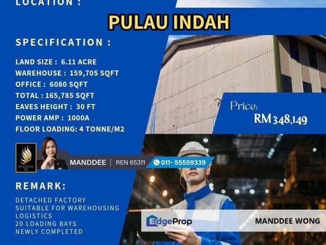 Warehouse for rent in Port Klang, Selangor