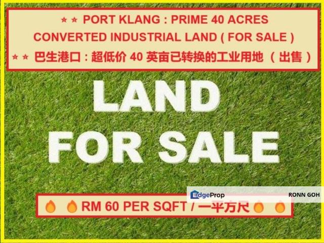 Warehouse for sale in Port Klang, Selangor