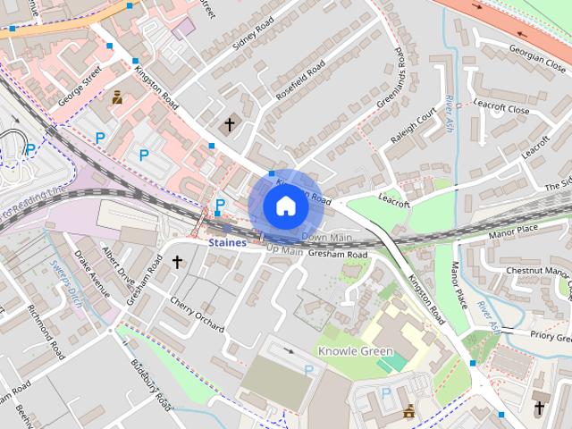 Apartment for rent in Knowle Green, Lower Halliford