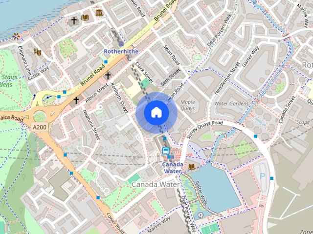 Apartment for rent in Rotherhithe, Greater London