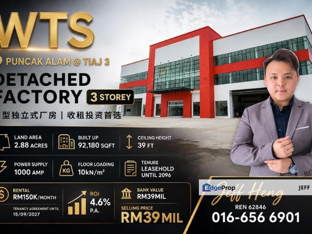 Warehouse for sale in Selangor