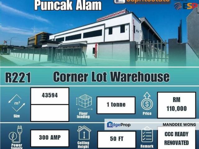 Warehouse for rent in Selangor
