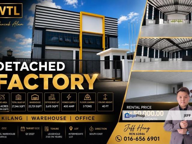 Warehouse for rent in Selangor