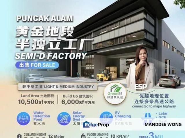 Warehouse for sale in Selangor