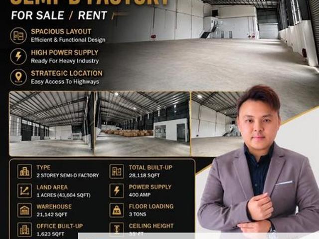Warehouse for sale in Selangor