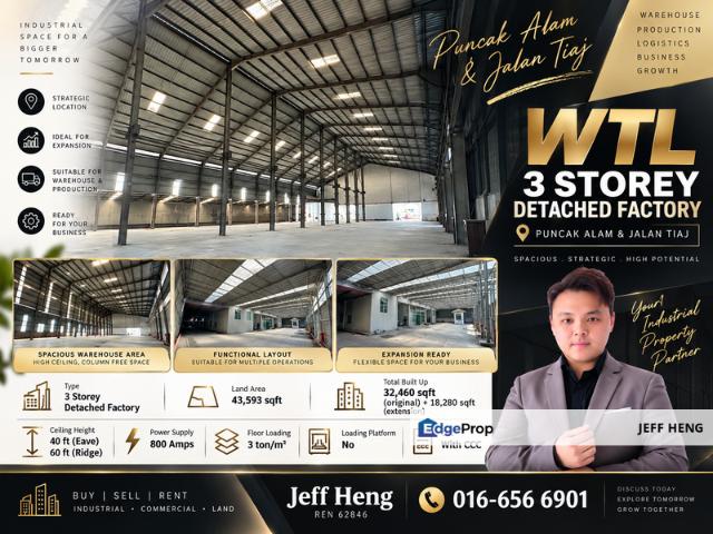 Warehouse for rent in Selangor