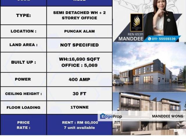 Warehouse for rent in Selangor