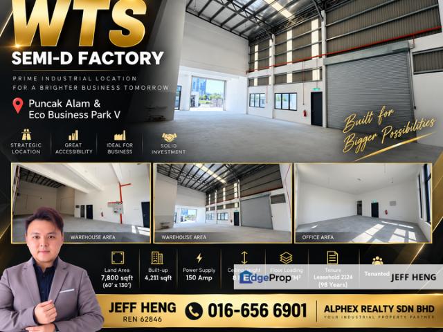 Warehouse for sale in Selangor