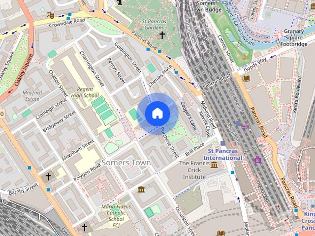 Apartment for rent in Somers Town, Greater London