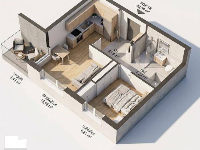 Apartment kaufen in Gersdorf-Feistritz, Steiermark