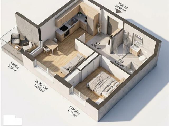 Wohnung kaufen in Puntigam, Gersdorf-Feistritz