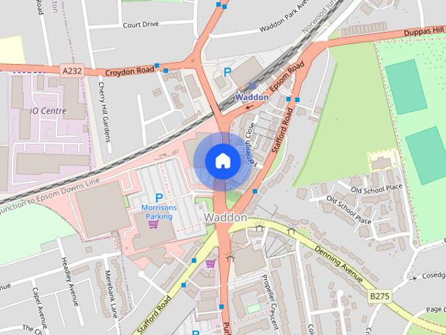 Studio for rent in London Borough of Croydon, Waddon