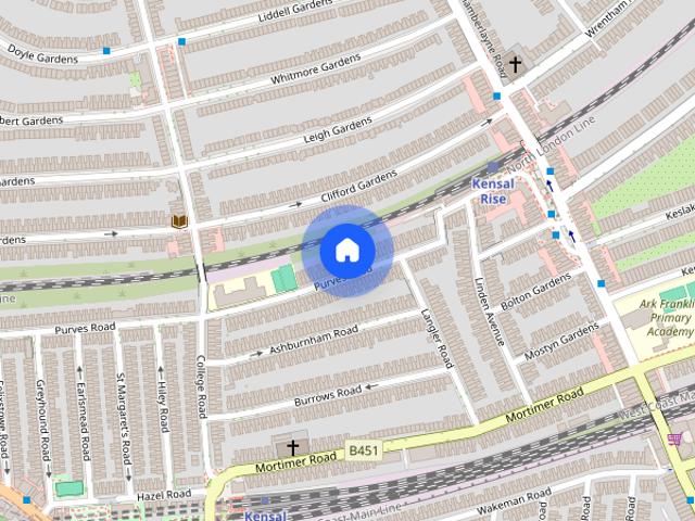 Apartment for rent in Brondesbury Park, Greater London