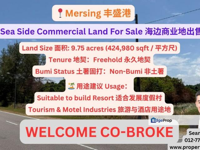 Shop for sale in Mersing, Johor