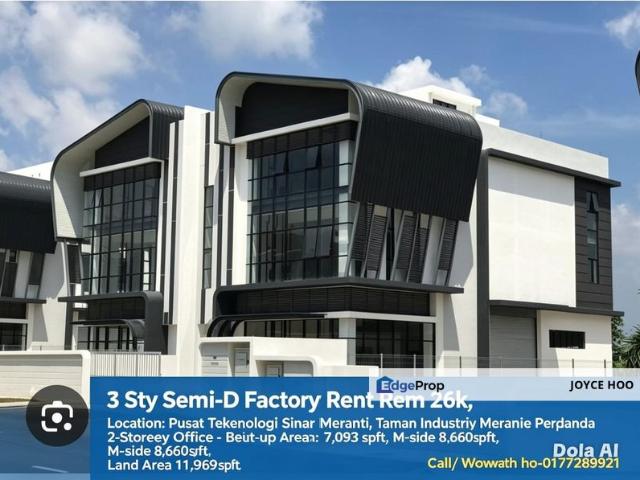 Warehouse for rent in Petaling, Damansara Damai
