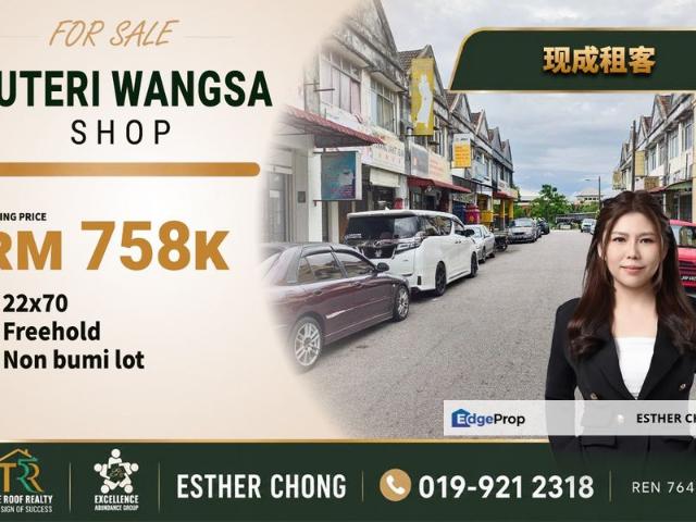 Shop for sale in Ulu Tiram, Johor
