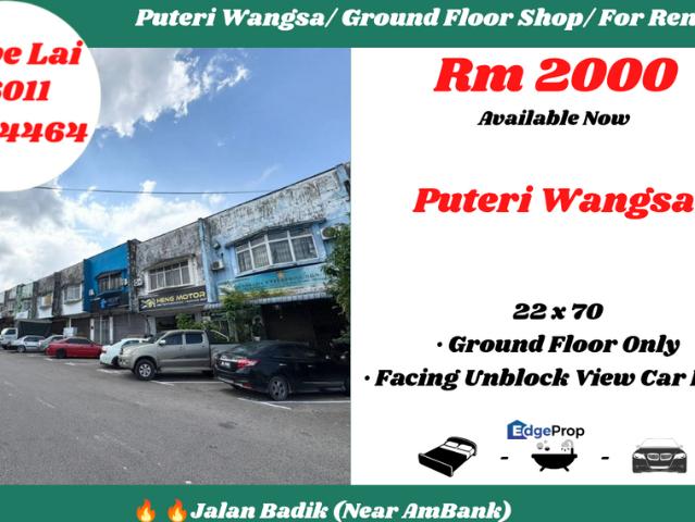 Shop for rent in Ulu Tiram, Johor